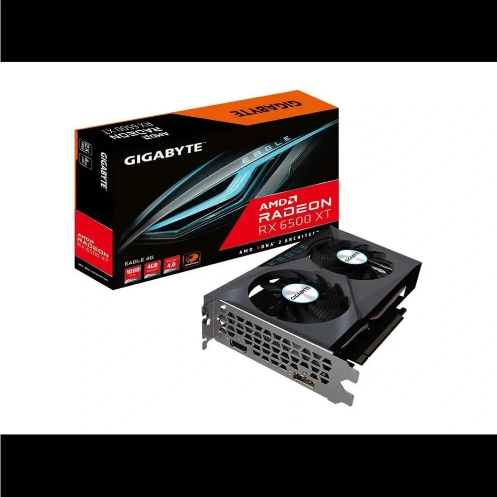 GIGABYTE Eagle Radeon RX 6500 XT 4GB GDDR6 PCI Express 4.0 ATX Video Graphics